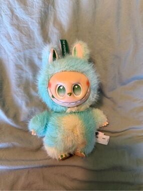 Labubu Mint Green Furry Monster Plush